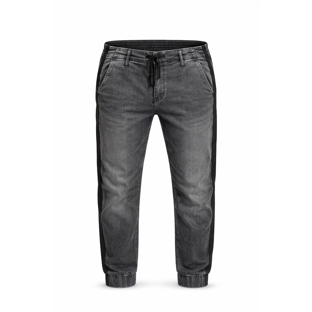 Torrid Denim Joggers Women‎ 4X Gray Excellent Side Stripe Elastic Waist 18302033